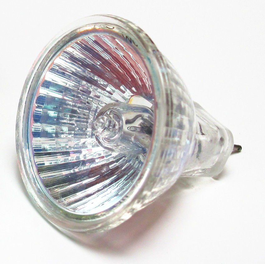 Thumbnail: 12 Volt, 20 Watts, MR11, UV Glass Face, G4 Bi-Pin Base FTD Flood Halogen [10]