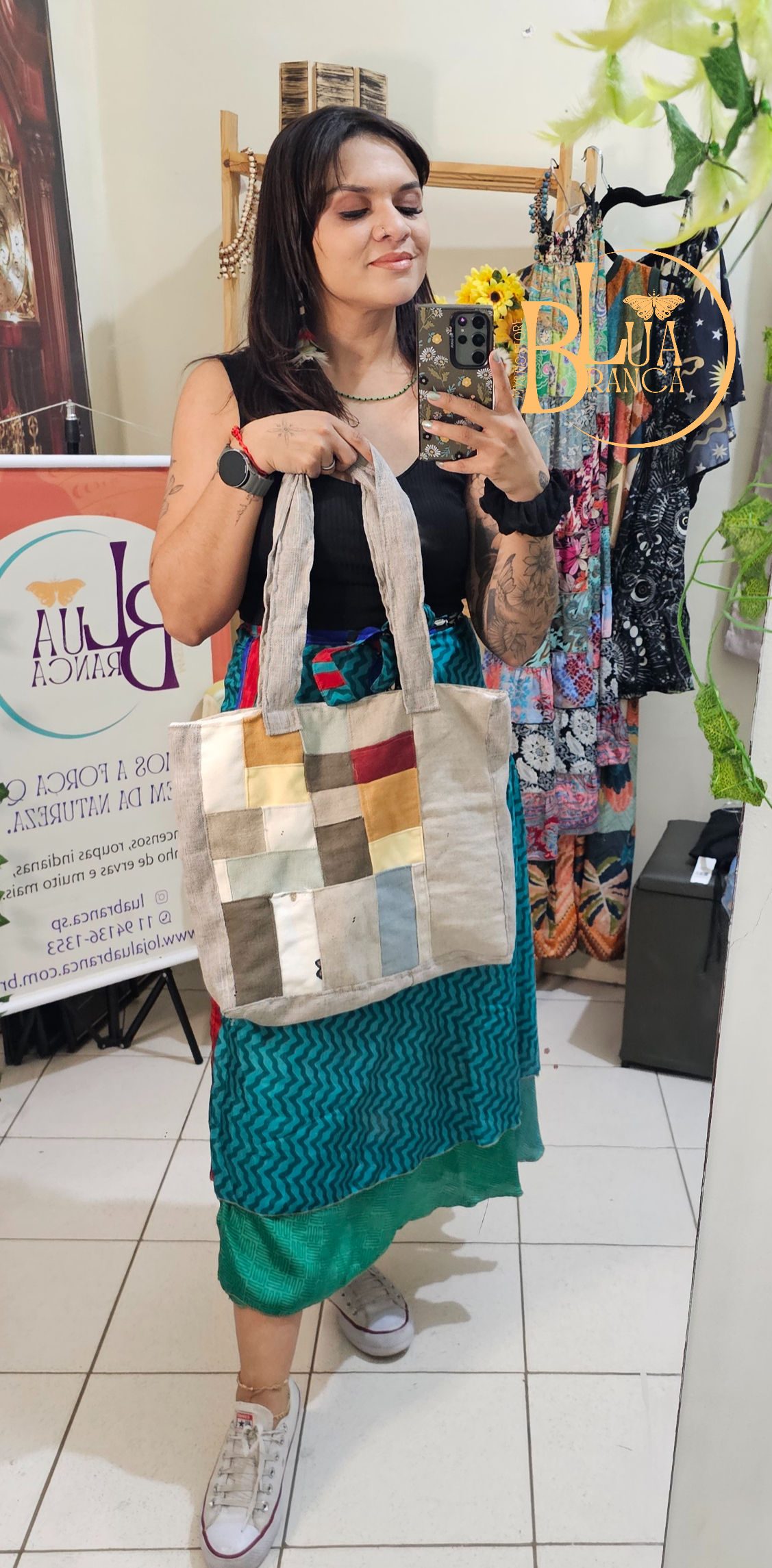 Bolsa Artesanal Ecobag Tecido