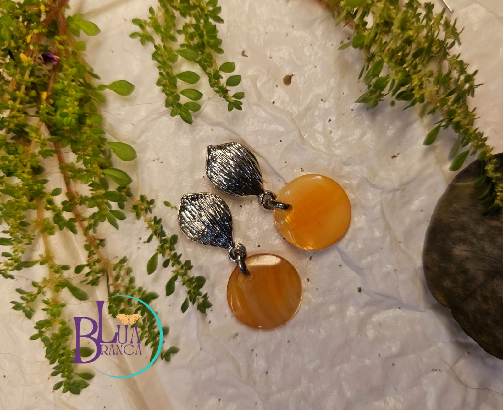 Brincos de Madre Pérola