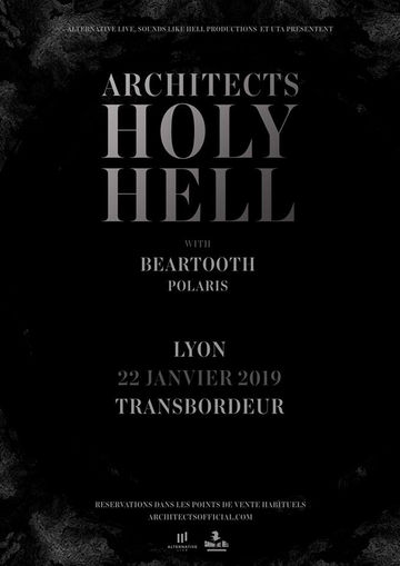 ARCHITECTS au Transbordeur en janvier 2019