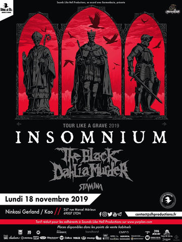 INSOMNIUM et THE BLACK DAHLIA MURDER