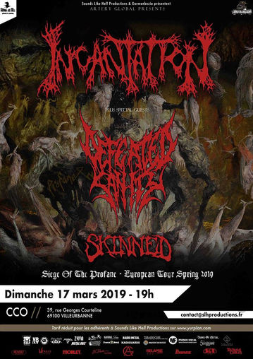 INCANTATION (Death Metal) à Lyon en mars !