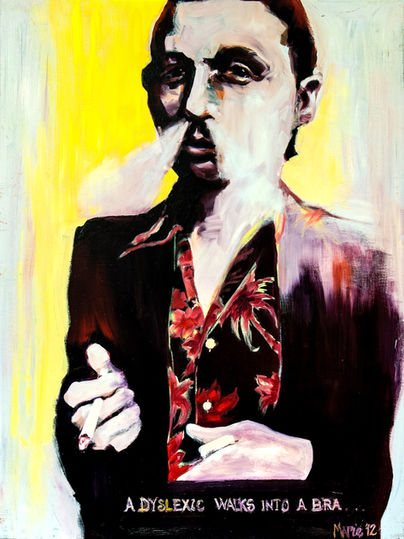 Portrait of comedian Sharkey 