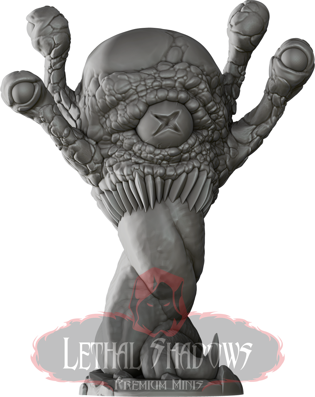 Lethal Shadows miniature: monstrous eye-hand