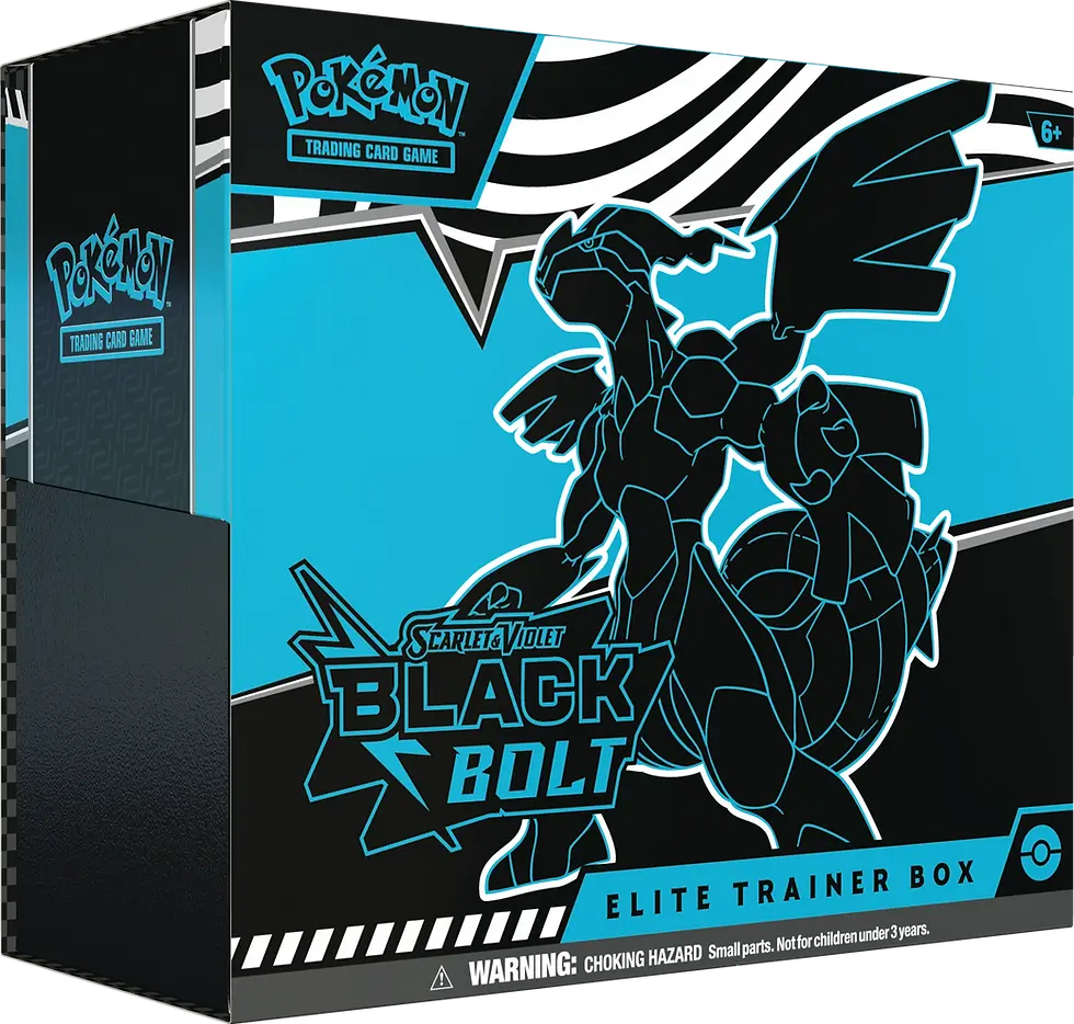 Pokemon Black Bolt Elite trainer box