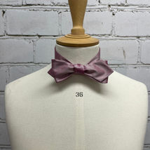 Purple Silk Bow Tie.