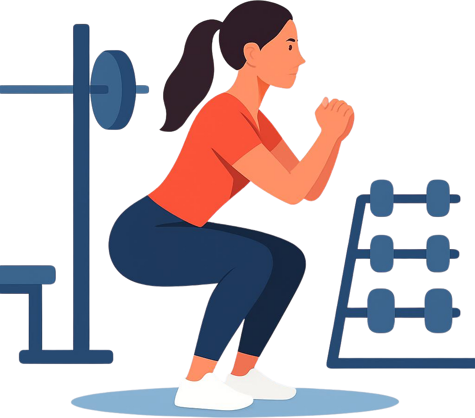 squat et running