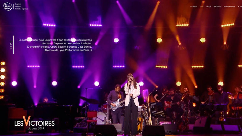 Site créé par ORhizome, page d'accueil du site internet de La Belle Télé, productions audiovisuelles.