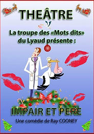 Les sources de l'art, affiche de la pièce Impair et père
