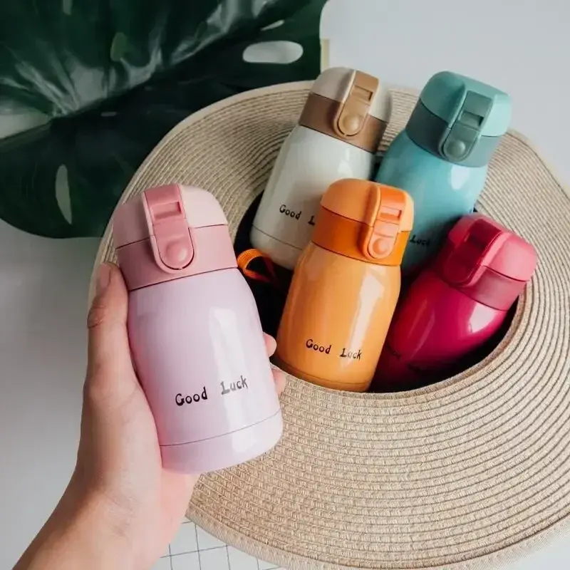 Mini Thermos Cup 200ml/360ml Pocket Cup Stainless Steel Thermal Coffee Mug Vacuu