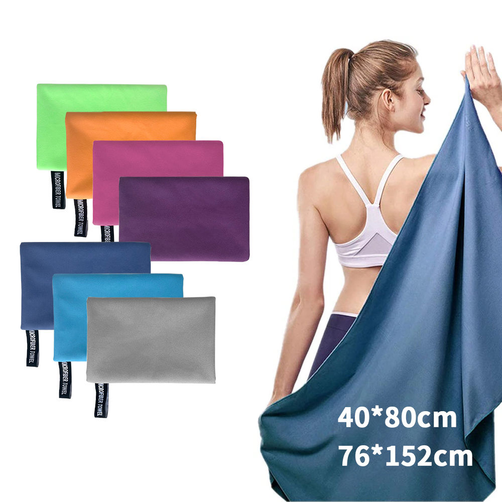 Ultra-Absorbent Microfiber Towel for Sports & Outdoor Activities - Quick-Drying,