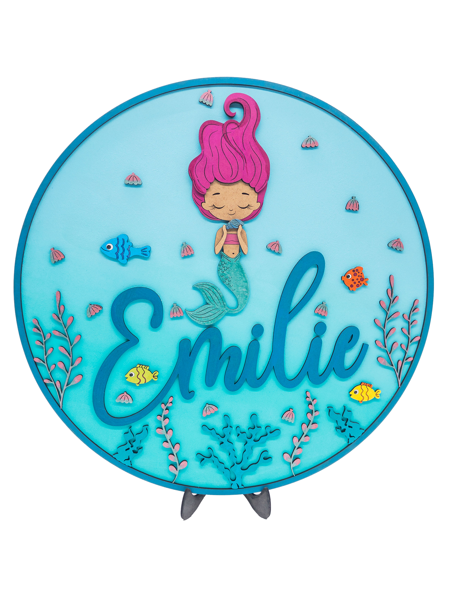 Nursery Name Sign "Mermaid"