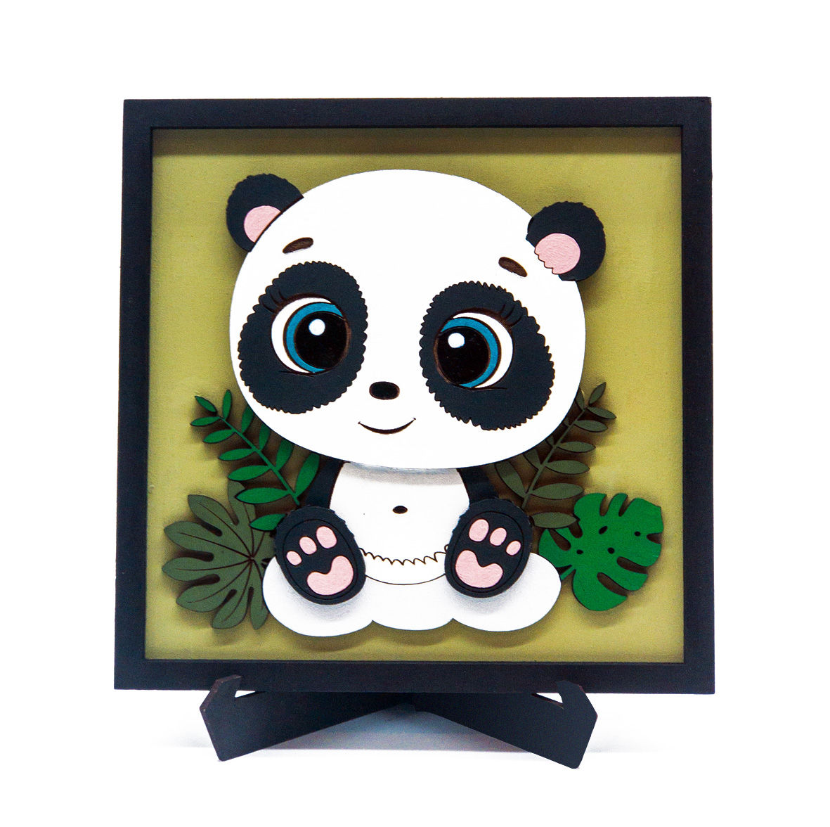 3D-billede træ “Baby Panda”