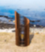 Miniaturebillede: Trælampe med Spiraldesign