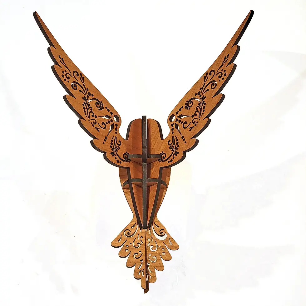 Miniaturebillede: Ornament for flyvende fe fugle