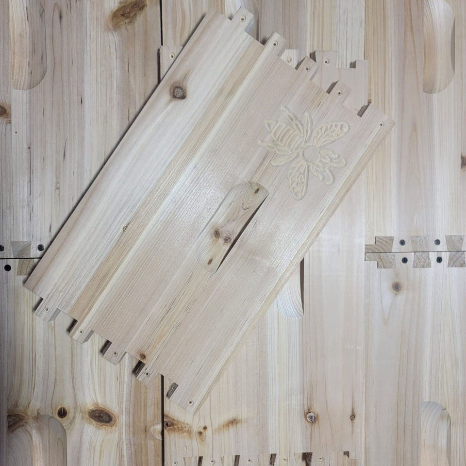 Thumbnail: Unassembled, 10 Frame Deep Hive Box, 9-5/8, with screws (40 pcs)