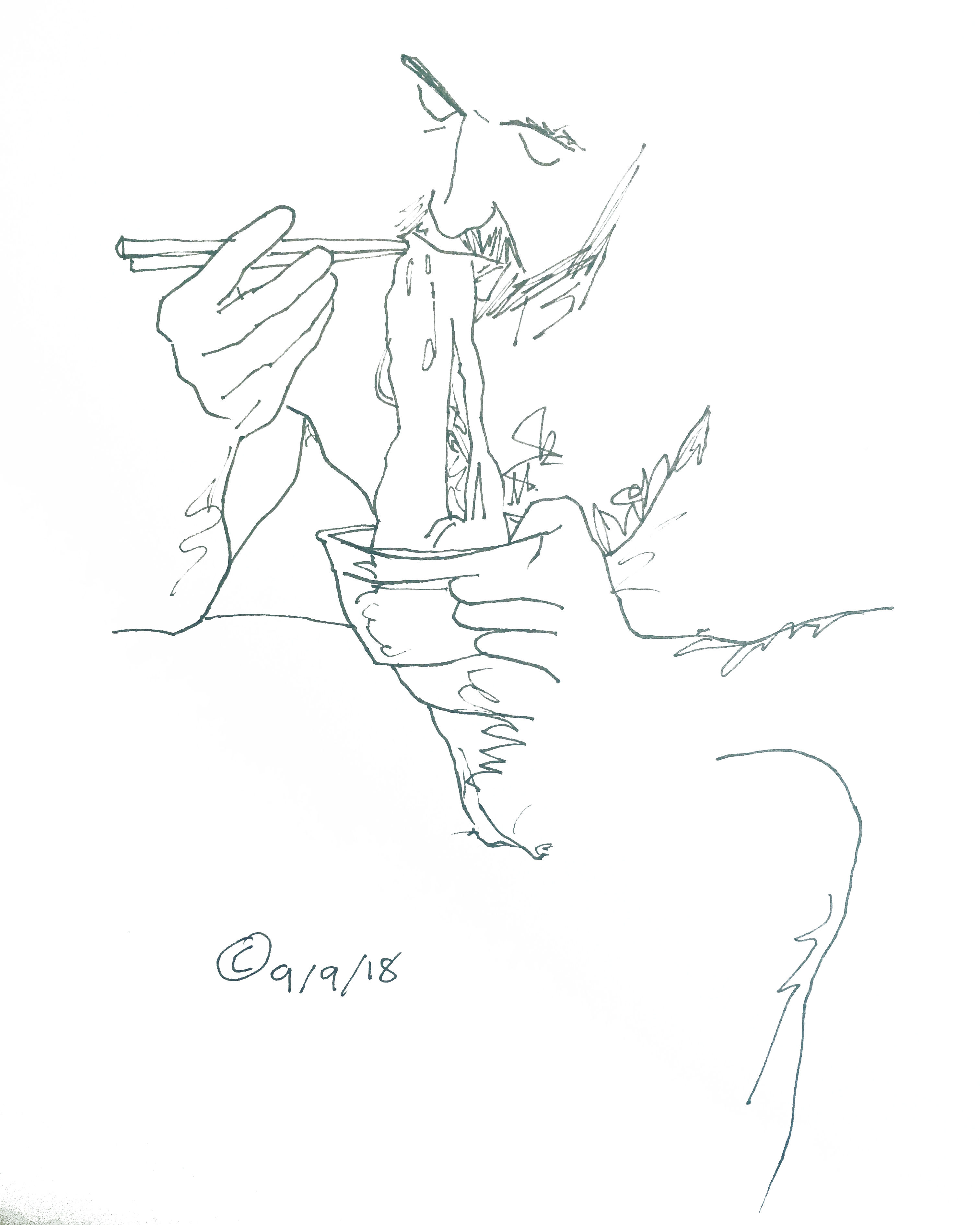 The Naked Lunch (Chinese Noodles)