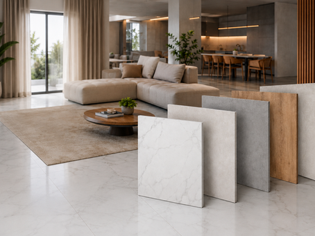 Como escolher o porcelanato ideal para cada ambiente: guia completo para acertar na escolha