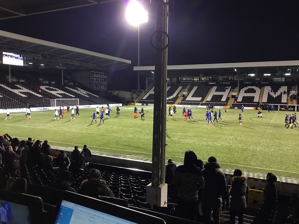 Fulham FC Youth v Chelsea FC Youth. Photo by Paul Lagan