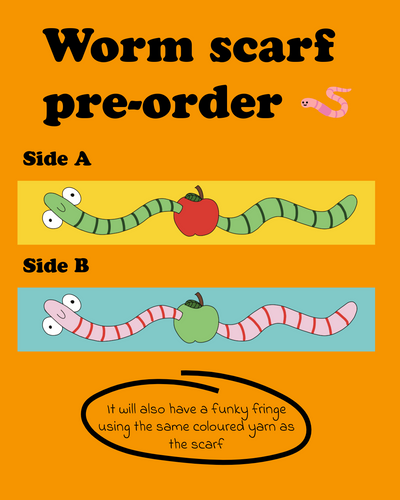 Worm Scarf pre-order