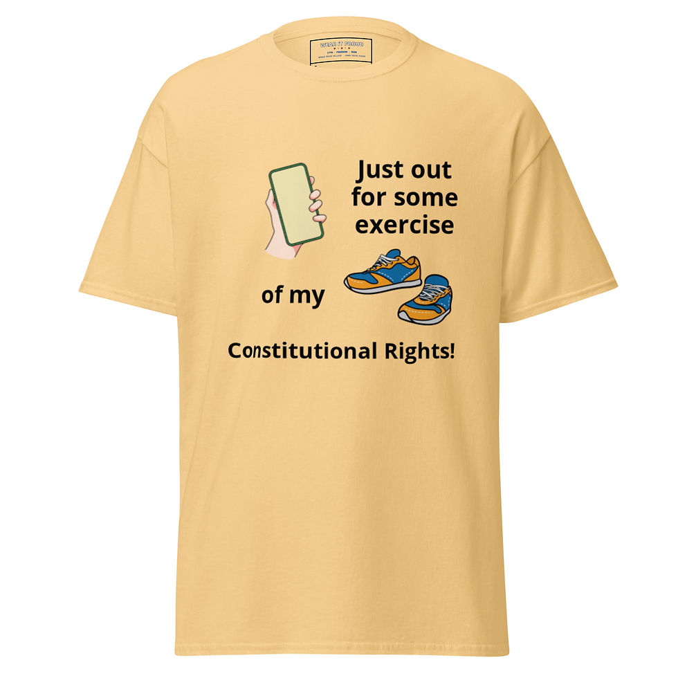 Thumbnail: Just Out For Some Exercise - Unisex classic tee
