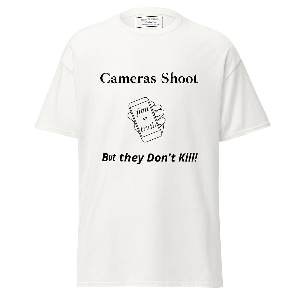 Thumbnail: Cameras Shoot - Unisex classic tee