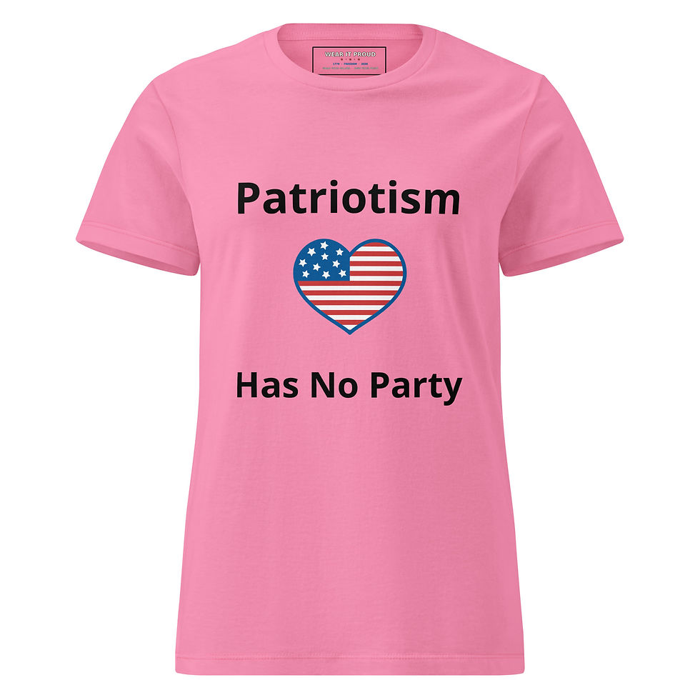 Thumbnail: Patriotism Has No Party - Women's tee