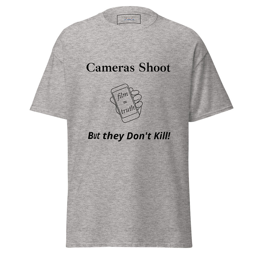 Thumbnail: Cameras Shoot - Unisex classic tee