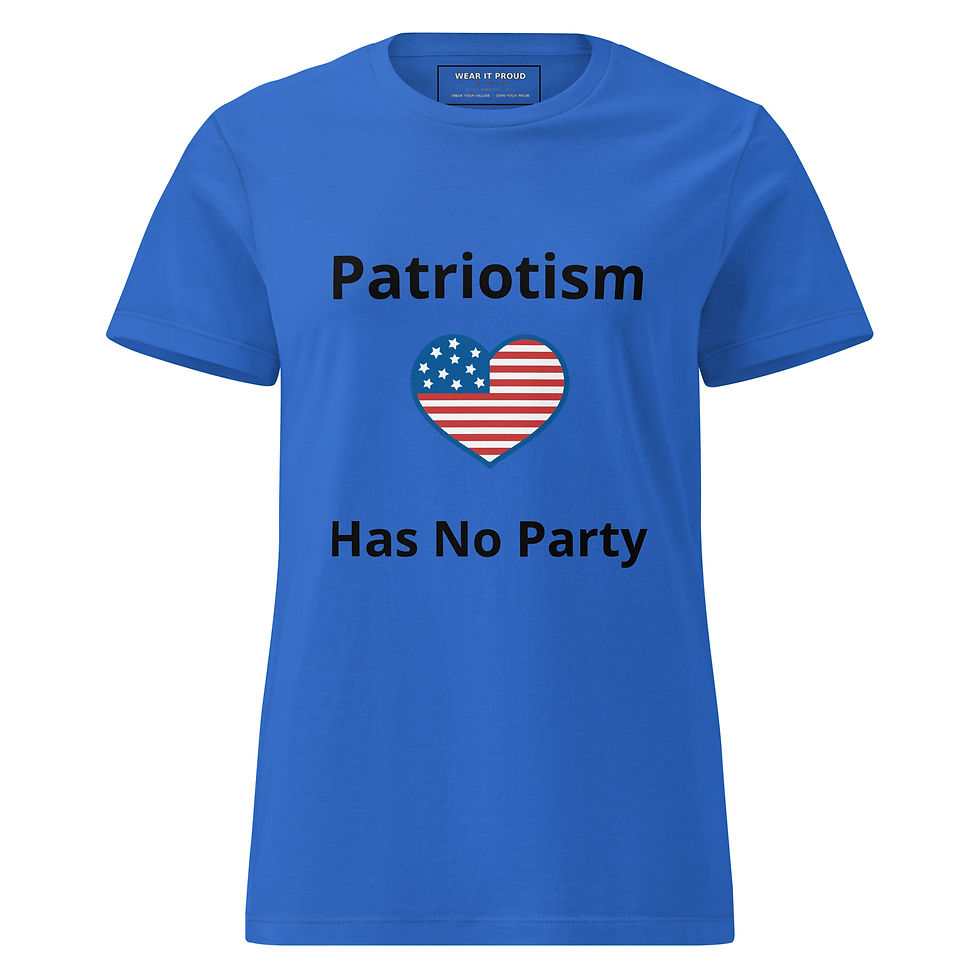 Thumbnail: Patriotism Has No Party - Women's tee