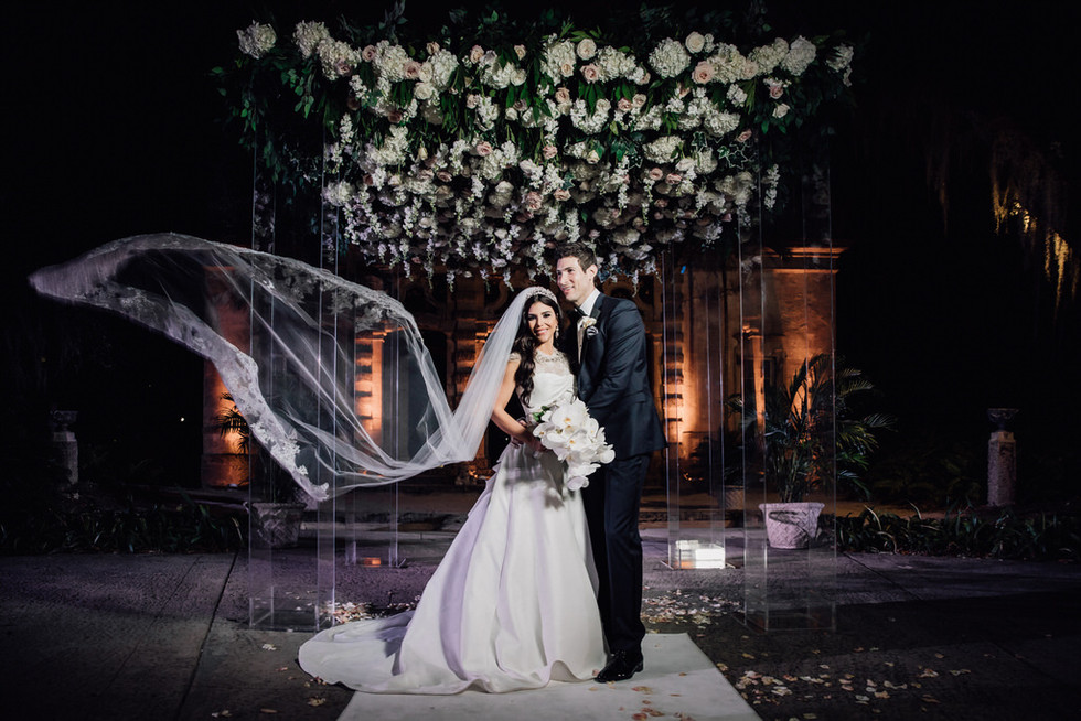 Wedding photography - Vizcaya Museum and Gardens, Miami - Florida
