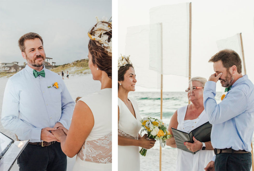 Destin Florida wedding at the beach