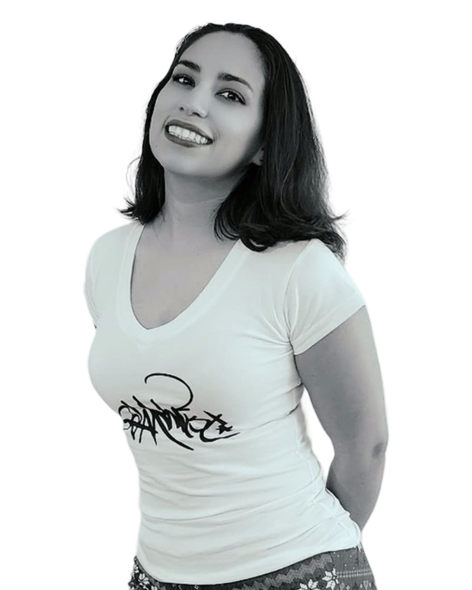 Original Blakmist Graffiti White Womens T-Shirt