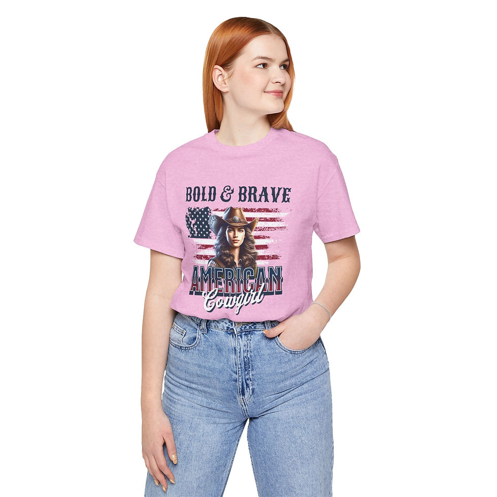Thumbnail:  Bold & Brave American Cowgirl Unisex Jersey Short Sleeve Tee
