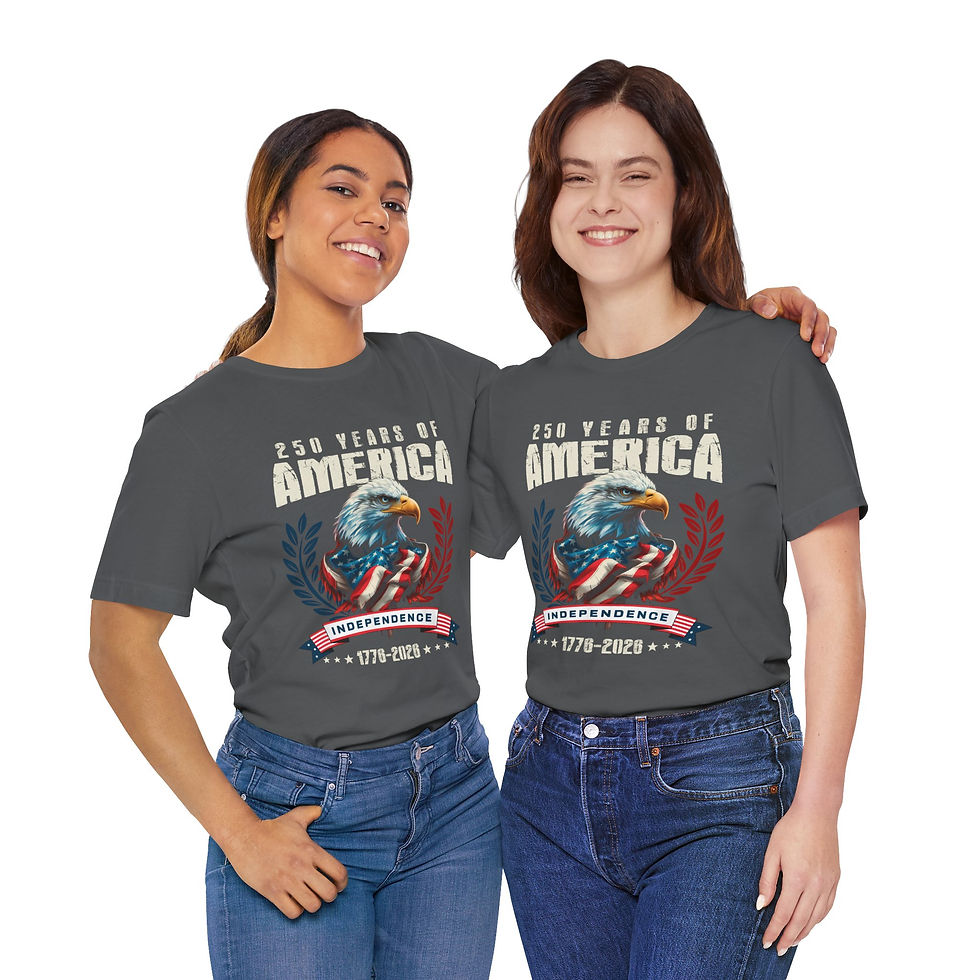 Thumbnail: 250 Years of America 1776–2026 Tee — Bicentennial Commemorative T-Shirt