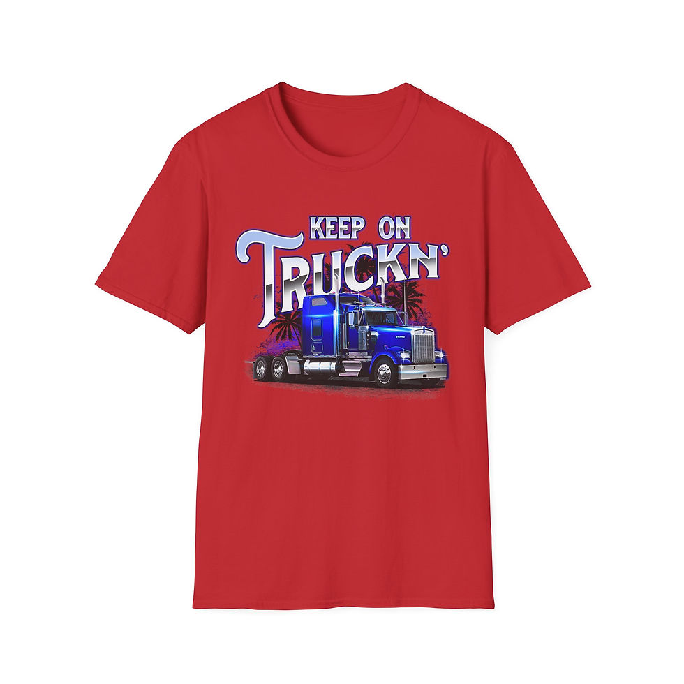 Thumbnail: Keep On Truckn Trucker Soft Style T-Shirt