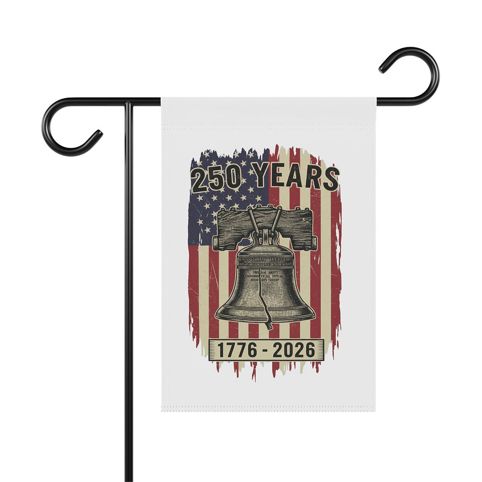 Thumbnail: 250 Years Liberty Bell Garden Flag – 1776–2026 American Flag Yard Banner