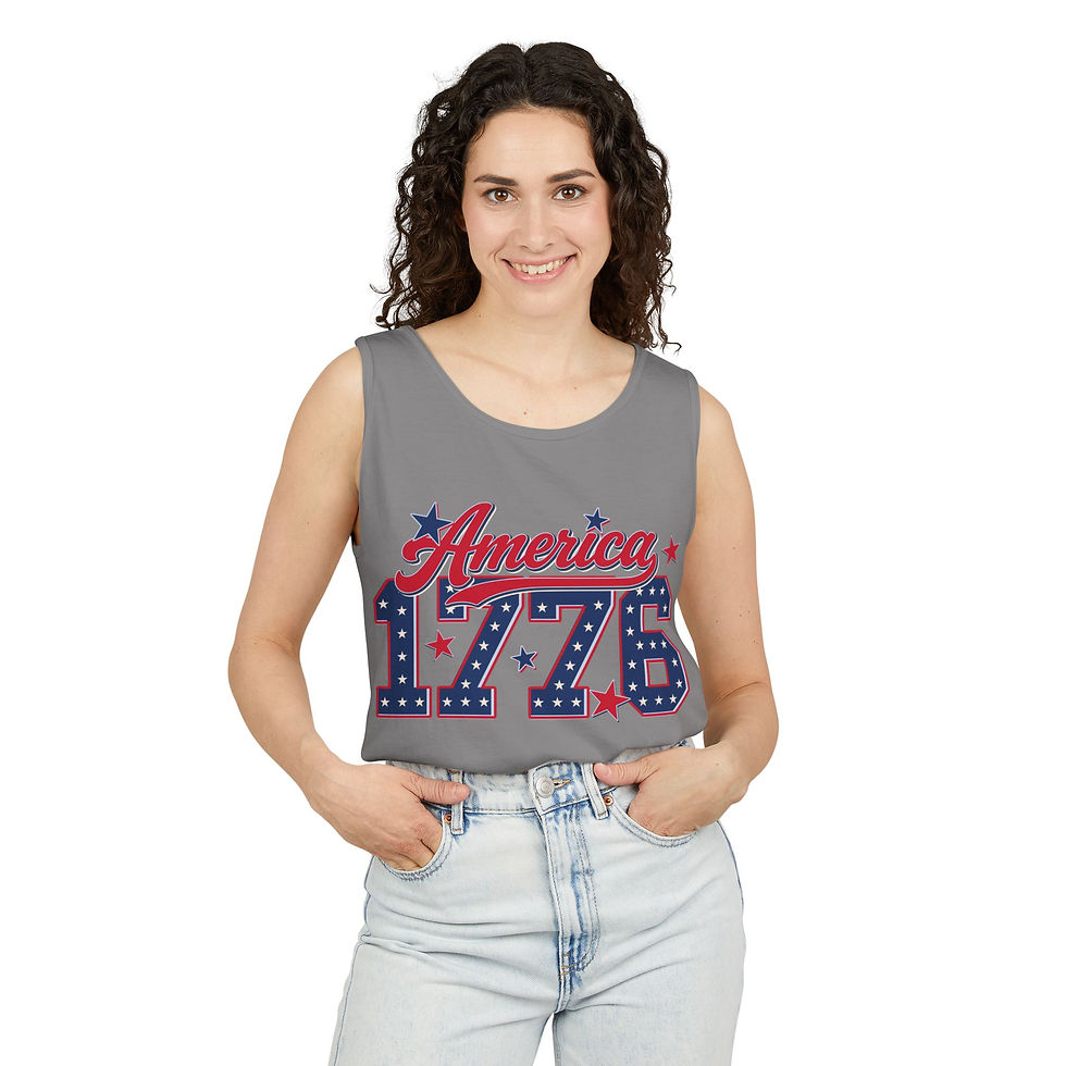 Thumbnail: 1776 America Eagle Tank Top — Patriotic 250th Anniversary USA Graphic Tank