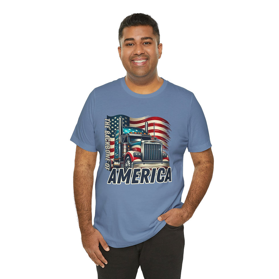 Thumbnail: The Backbone of America Jersey Short Sleeve Tee