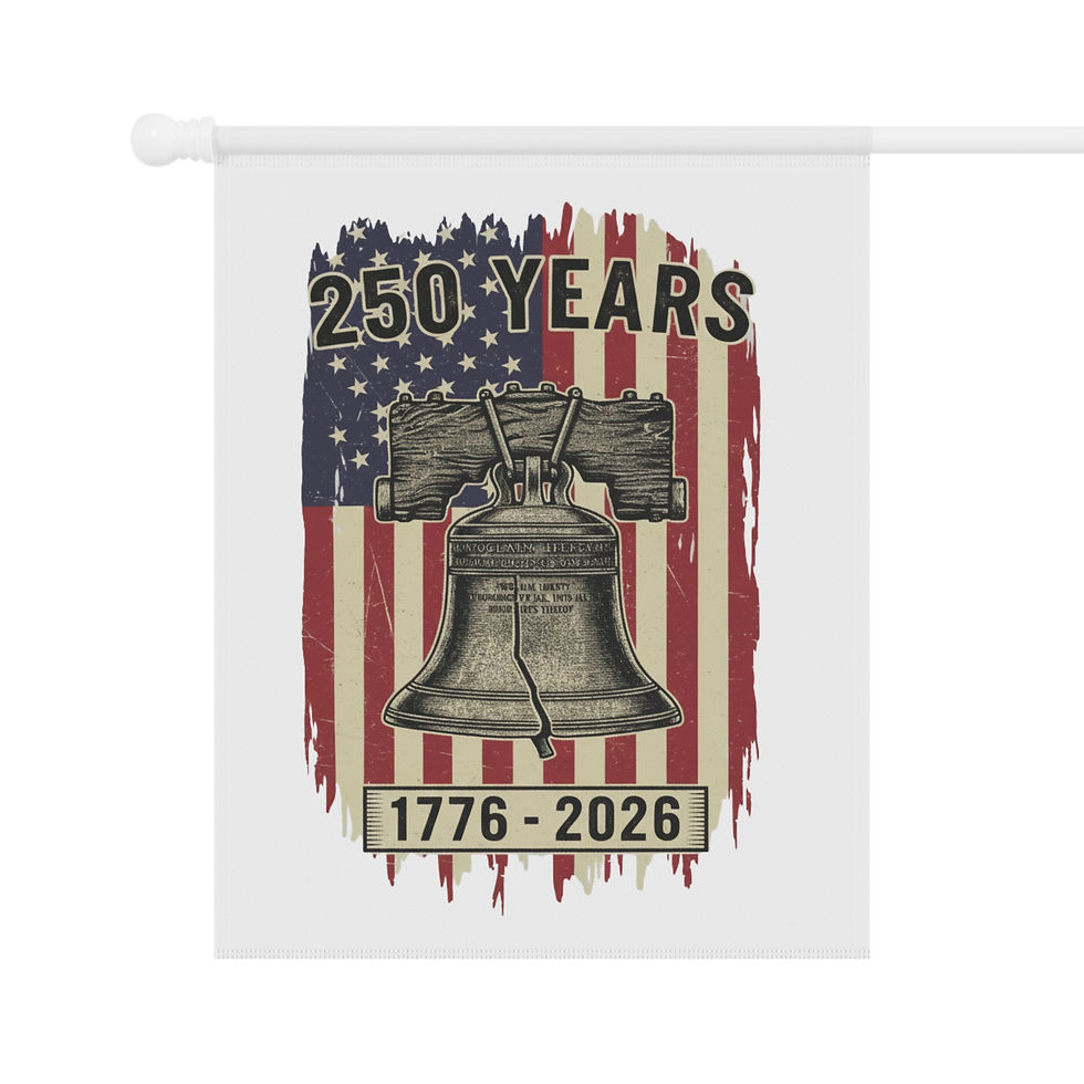 Thumbnail: 250 Years Liberty Bell Garden Flag – 1776–2026 American Flag Yard Banner