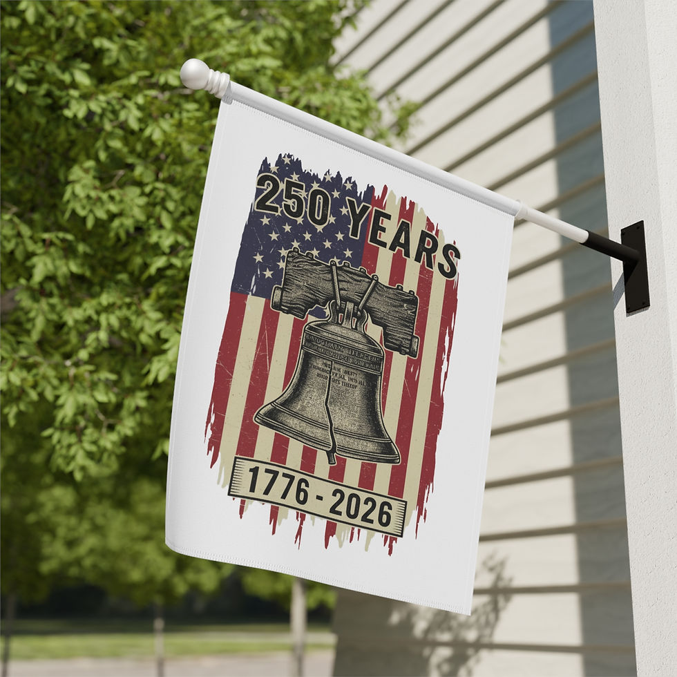 Thumbnail: 250 Years Liberty Bell Garden Flag – 1776–2026 American Flag Yard Banner