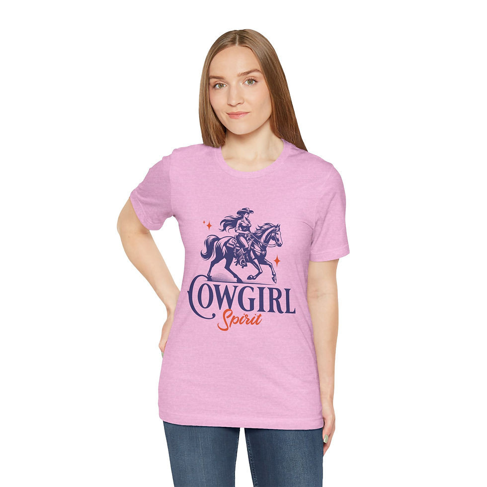 Thumbnail: Cowgirl Spirt Unisex Jersey Short Sleeve Tee