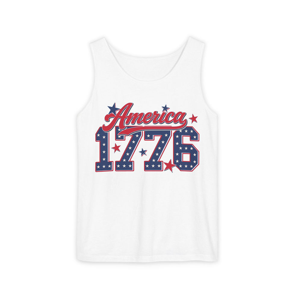 Thumbnail: 1776 America Eagle Tank Top — Patriotic 250th Anniversary USA Graphic Tank