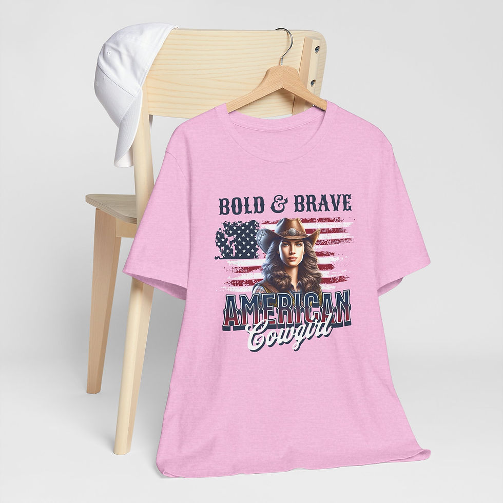 Thumbnail:  Bold & Brave American Cowgirl Unisex Jersey Short Sleeve Tee