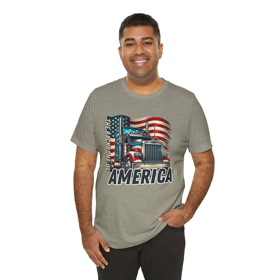 Thumbnail: The Backbone of America Jersey Short Sleeve Tee