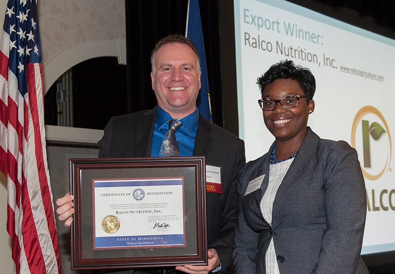 Ralco Receives Minnesota Governor's International Trade Award
