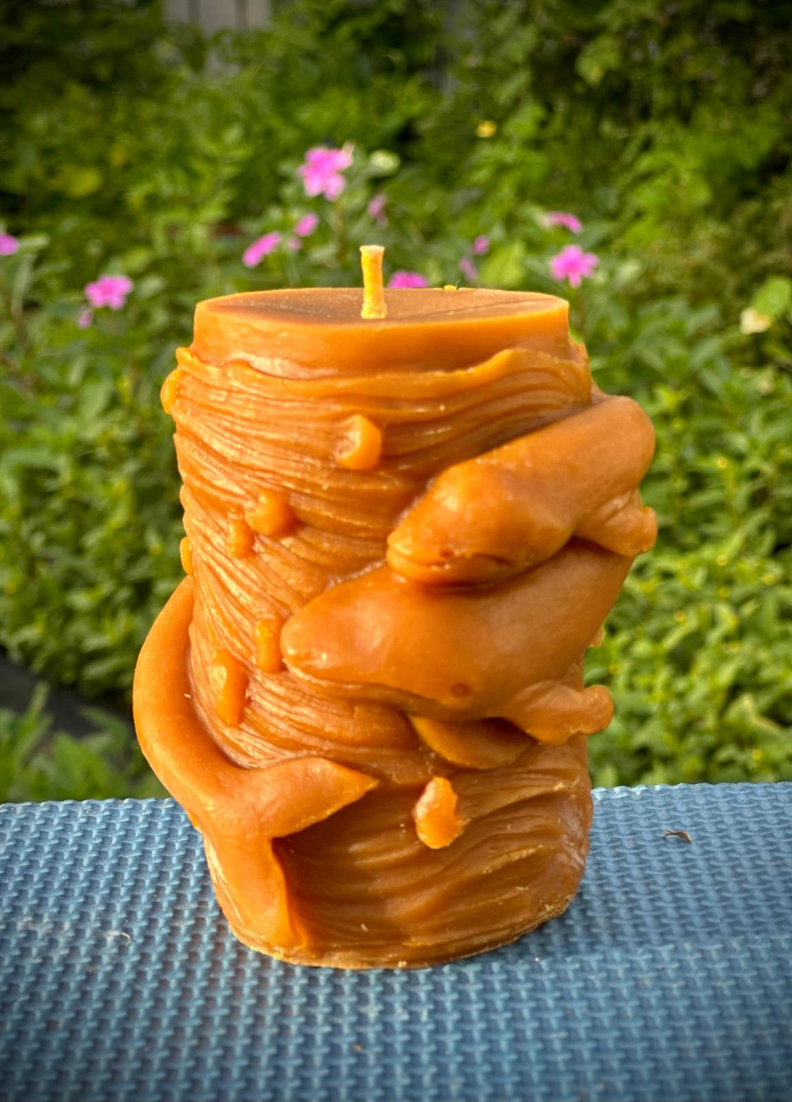 Whale Decorative Beeswax Candle