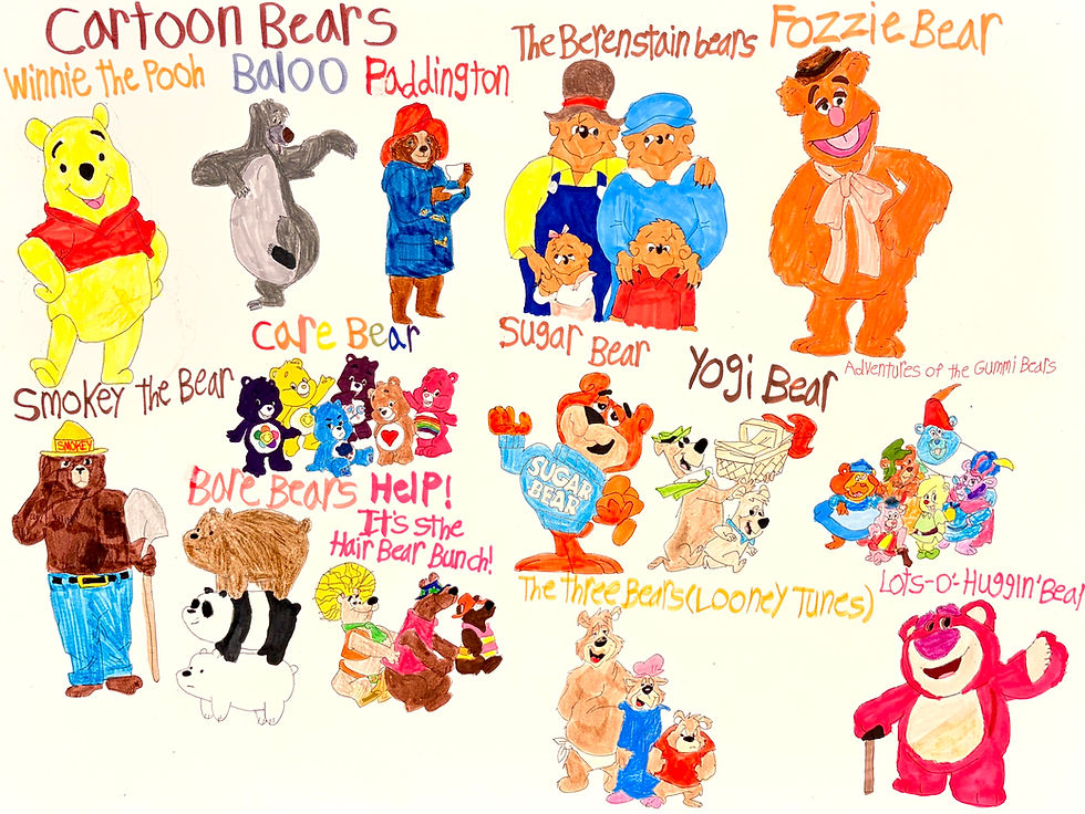 Thumbnail: "Cartoon Bears" by Yesenia Duran