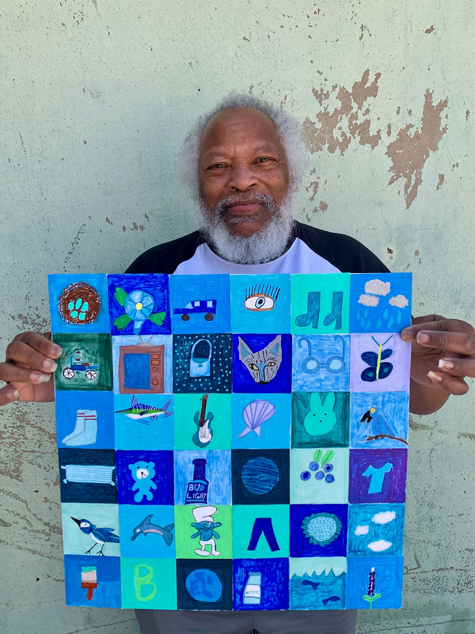 Thumbnail: "Henry's Blue Quilt" by Henry McDonald