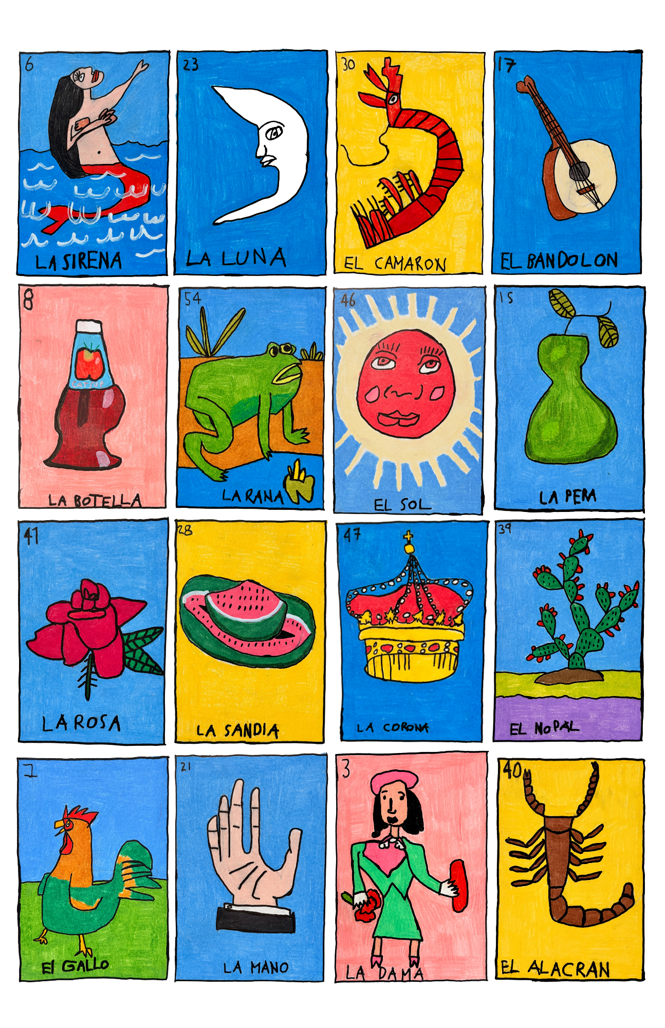 "Lotería" by Alan Rivera Fine Art Print