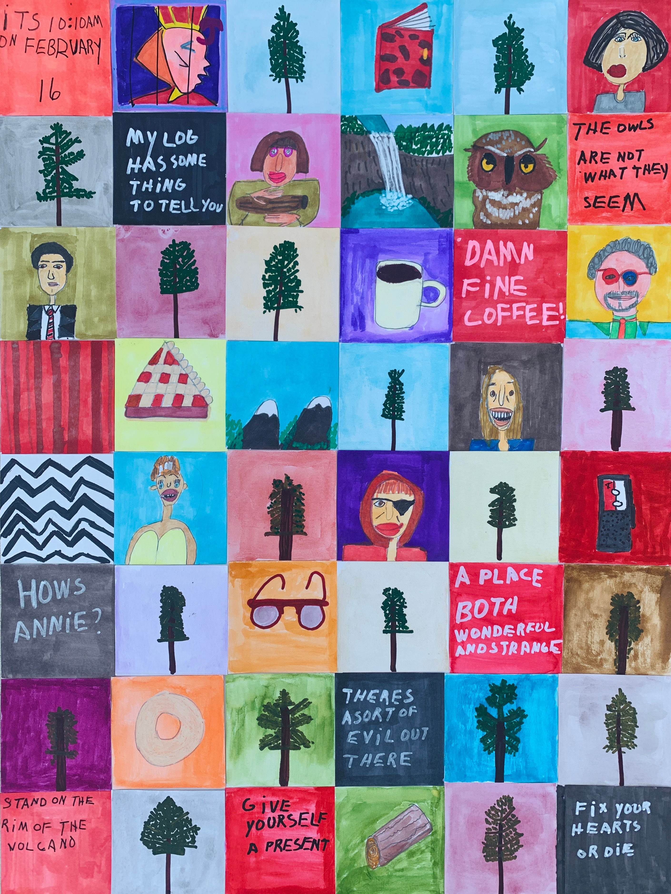 "Henry's Twin Peaks Quilt" by Henry McDonald
